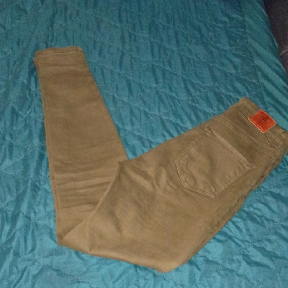 Olive Green Skinny Jeans